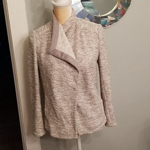 Vince Drape Neck Marled Jacket Sz. XS Pristine $395 Retail - Picture 5 of 16